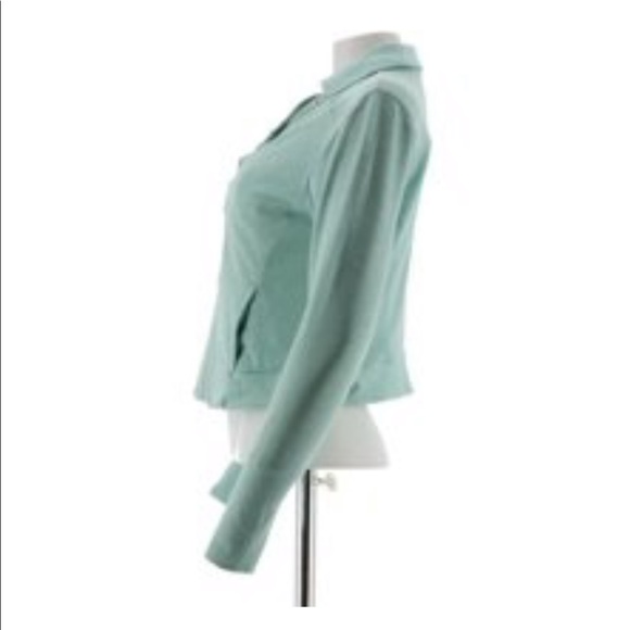 H by HALSTON  NWOT Zip Up Jacket Women’s Size 6 - Picture 3 of 4